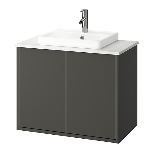 HAVBÄCK/ORRSJÖN, wash-stnd w doors/wash-basin/tap