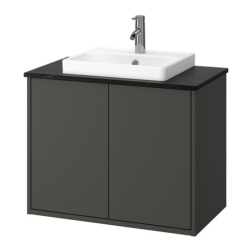 HAVBÄCK/ORRSJÖN, wash-stnd w doors/wash-basin/tap