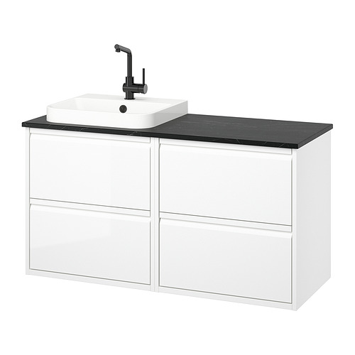 ÄNGSJÖN/BACKSJÖN, wash-stand/wash-basin/tap