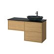 ÄNGSJÖN/OXMYREN wash-stand/wash-basin/tap