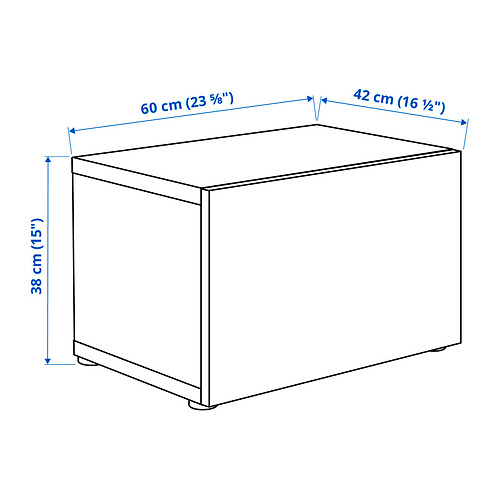 BESTÅ shelf unit with door