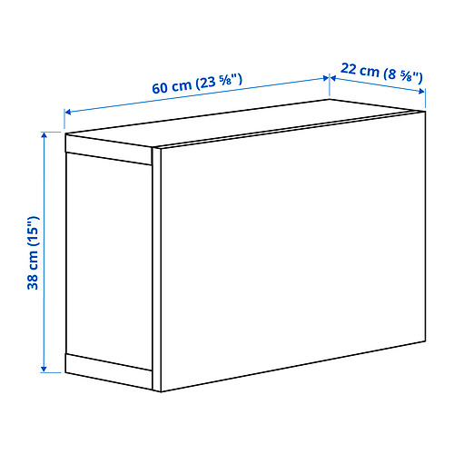 BESTÅ shelf unit with door