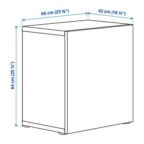 BESTÅ wall-mounted cabinet combination