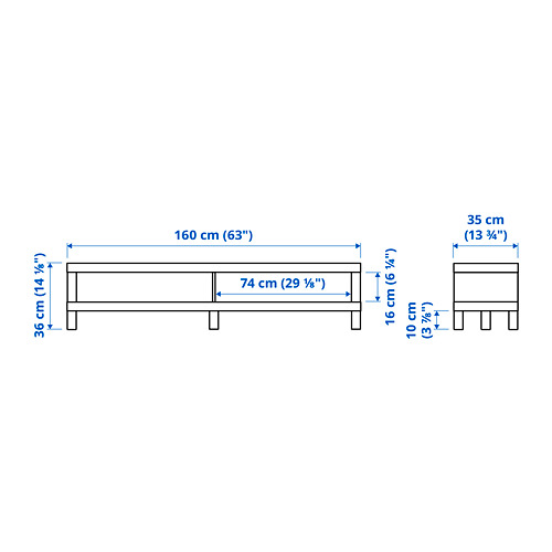 LACK TV bench