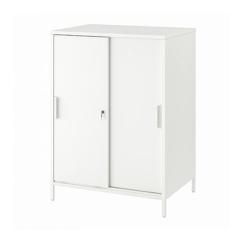 TROTTEN, cabinet with sliding doors