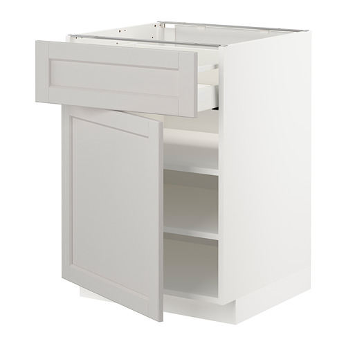 METOD/MAXIMERA, base cabinet with drawer/door