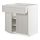 METOD/MAXIMERA, base cabinet with drawer/2 doors