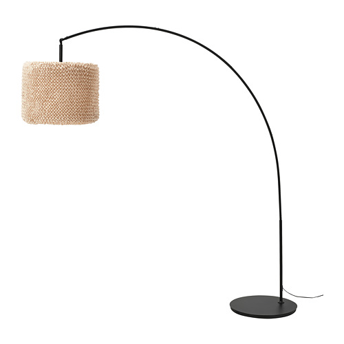 LERGRYN/SKAFTET, floor lamp base, arched