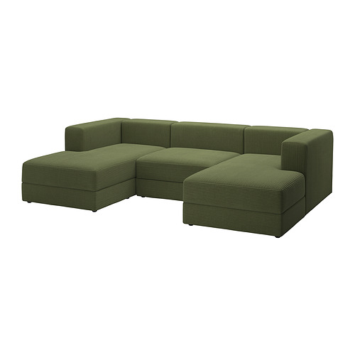 JÄTTEBO, 3,5-seat mod sofa w chaise longues