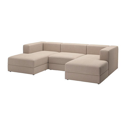 JÄTTEBO, 3,5-seat mod sofa w chaise longues