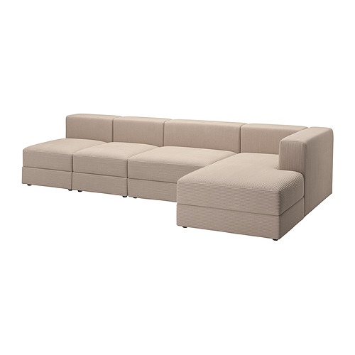 JÄTTEBO, 4,5-seat mod sofa w chaise longue