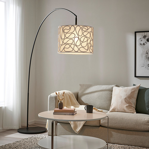 VINGMAST/SKAFTET, floor lamp, arched