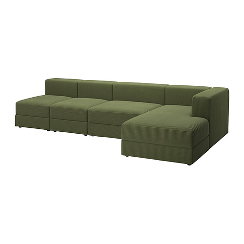 JÄTTEBO, 4,5-seat mod sofa w chaise longue