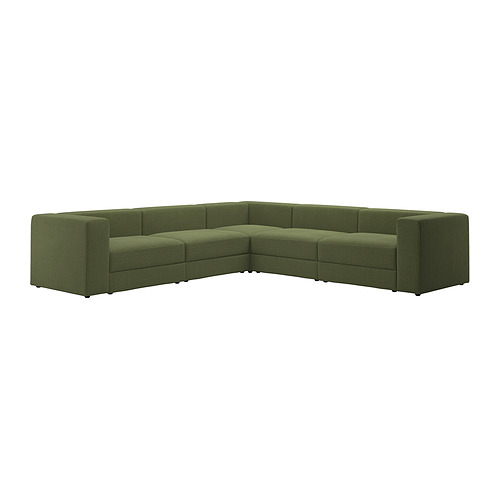JÄTTEBO, modular corner sofa, 6 seat