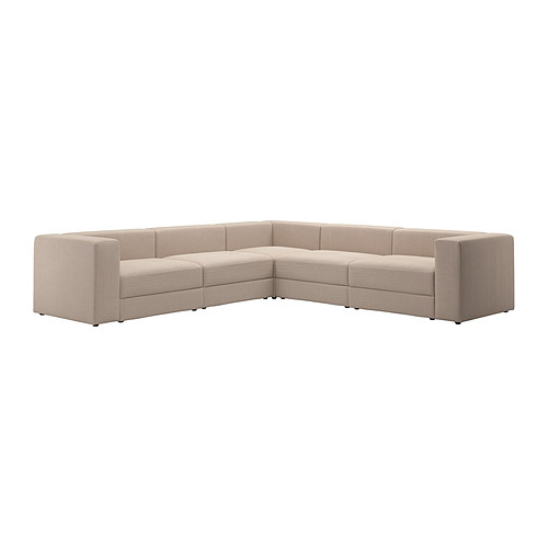 JÄTTEBO, modular corner sofa, 6 seat