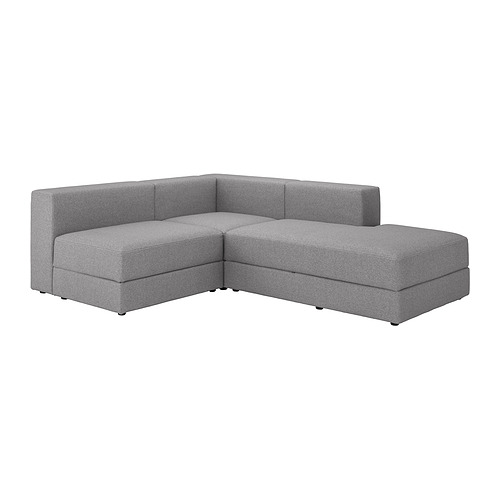 JÄTTEBO, mod crnr sofa 2,5-seat w chaise lng