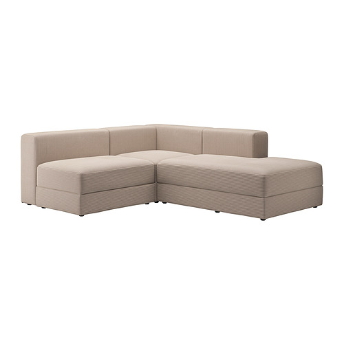 JÄTTEBO, mod crnr sofa 2,5-seat w chaise lng