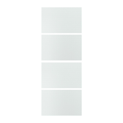 LUNDBRÄSMA, 4 panels for sliding door frame