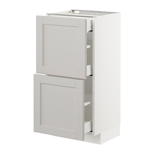 METOD/MAXIMERA base cab with 2 fronts/3 drawers