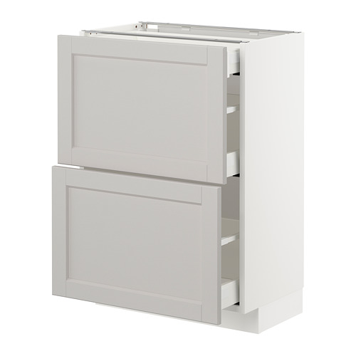 METOD/MAXIMERA base cab with 2 fronts/3 drawers