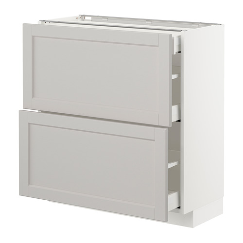 METOD/MAXIMERA base cab with 2 fronts/3 drawers