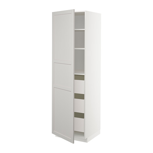 METOD/MAXIMERA high cabinet with drawers