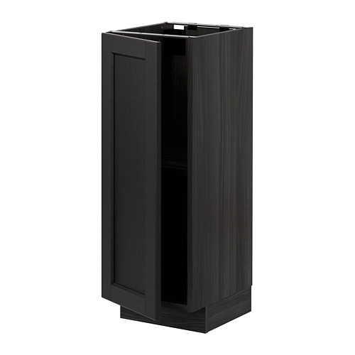 METOD base cabinet with shelves