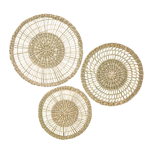 GILLSTAD, wall decoration, set of 3