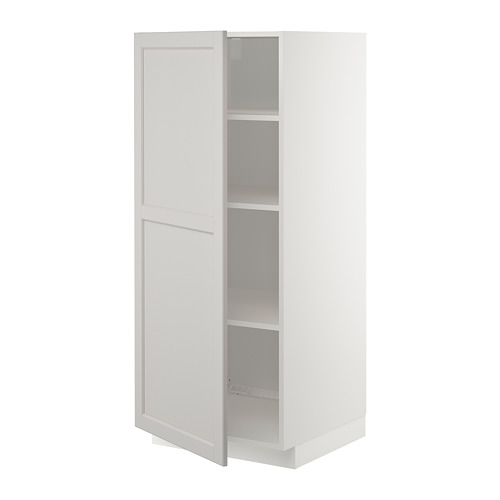 METOD high cabinet with shelves