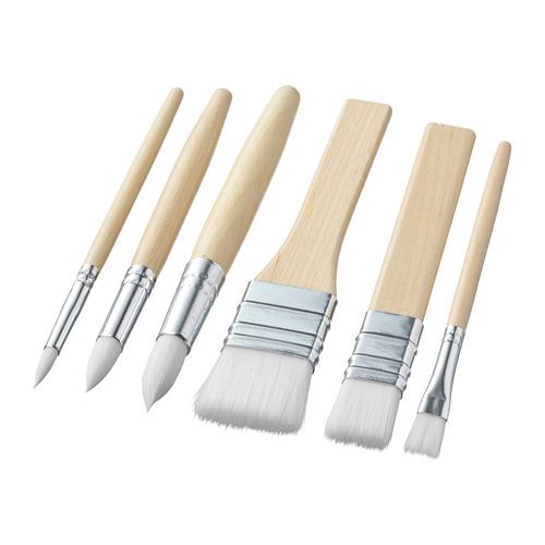 MÅLA brush, set of 6