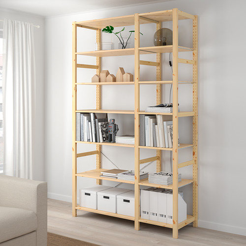 IVAR, 2 sections/shelves