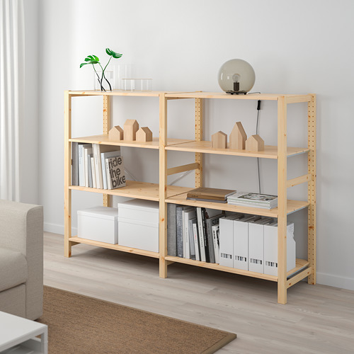 IVAR, 2 sections/shelves