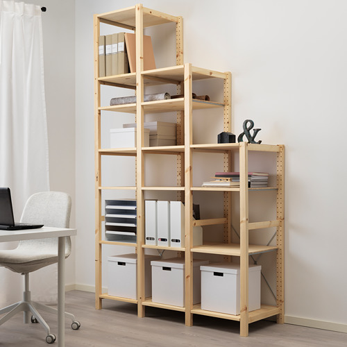 IVAR, 3 sections/shelves