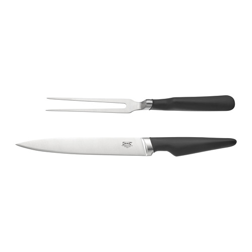 VÖRDA, carving fork and carving knife