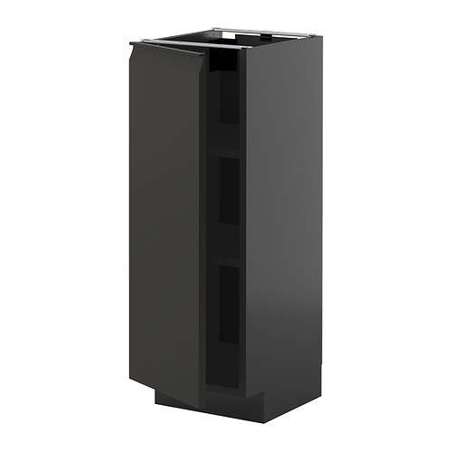 METOD base cabinet with shelves