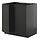 METOD, base cabinet for sink + 2 doors
