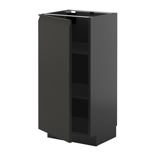 METOD base cabinet with shelves