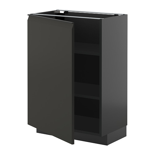METOD base cabinet with shelves