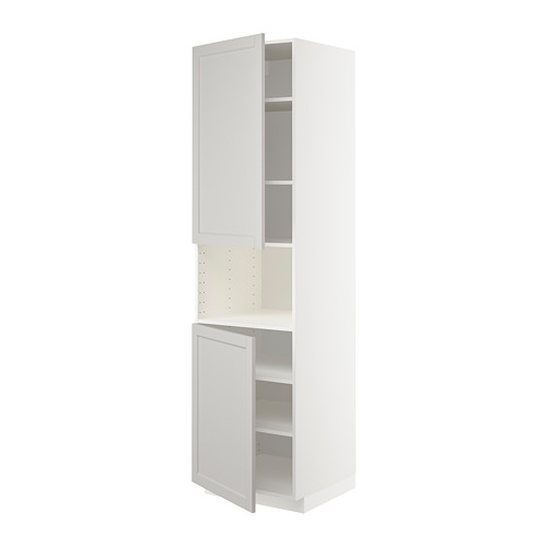METOD high cab f micro w 2 doors/shelves