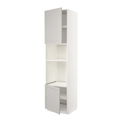 METOD hi cb f oven/micro w 2 drs/shelves