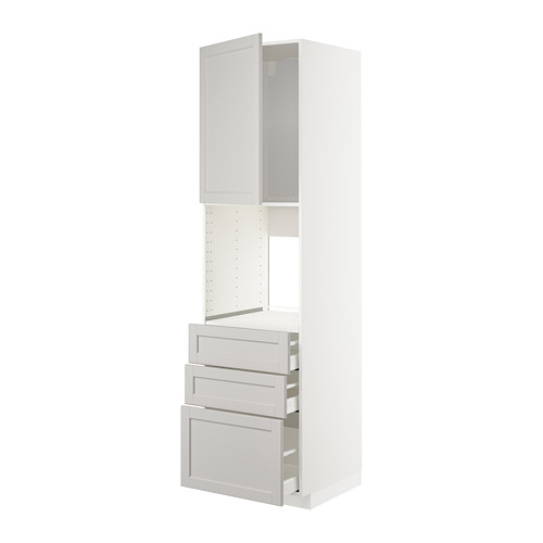 METOD/MAXIMERA high cab f oven w door/3 drawers