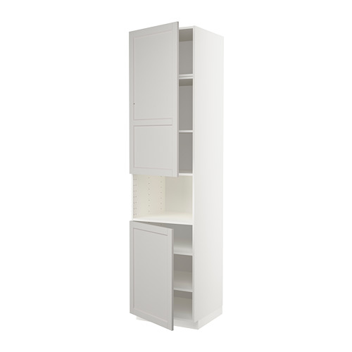 METOD high cab f micro w 2 doors/shelves