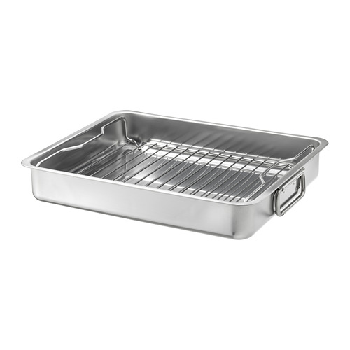 KONCIS, roasting tin with grill rack