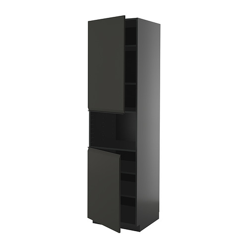 METOD high cab f micro w 2 doors/shelves