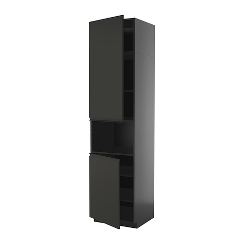 METOD high cab f micro w 2 doors/shelves