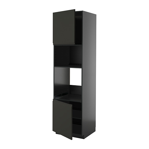 METOD hi cb f oven/micro w 2 drs/shelves