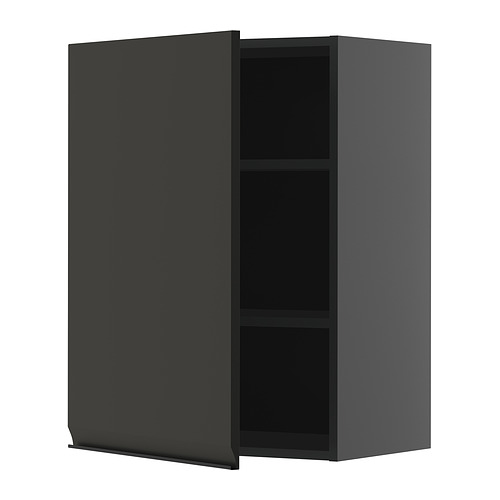 METOD wall cabinet with shelves