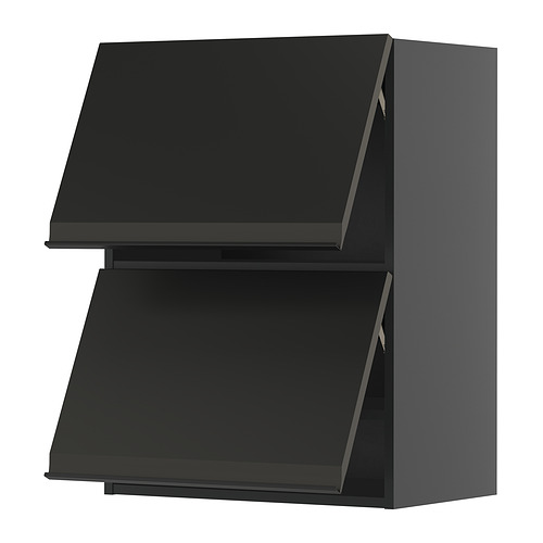 METOD wall cabinet horizontal w 2 doors