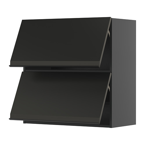 METOD wall cabinet horizontal w 2 doors