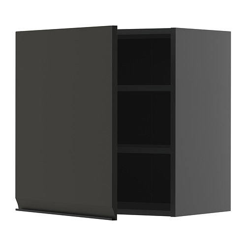 METOD wall cabinet with shelves